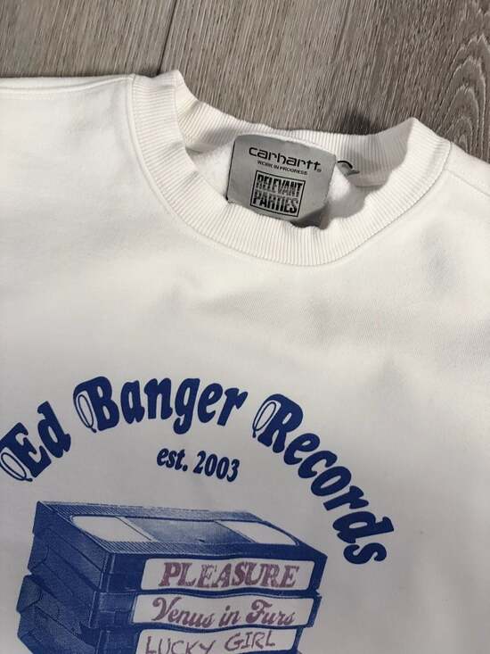Rare Carhartt WIP Limited Edition Ed Banger Records Crewneck XL - Picture 2 of 5